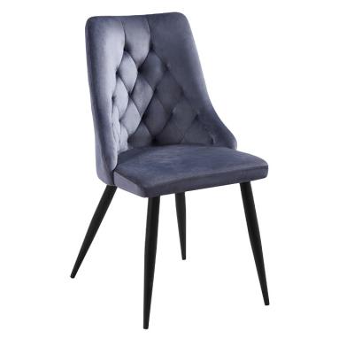 China Cooling Dining Chairs Luxury Furniture All Modern Elegant Dining Chair Velvet Fabric for sale