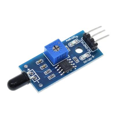 China Flame Detection Sensor 1 PCS IR Flame Sensor Module Detector Smartsense For Temperature Detecting Suitable 3Pin for sale