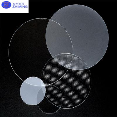 China Quartz glas wafer JGS1 JGS2 BF33 wafer 8 inch 12 inch 725 ± 25 um 1000 ± 25um of op maat Te koop