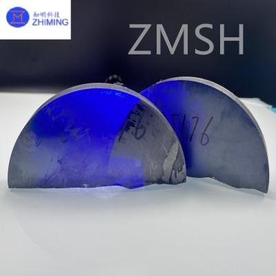 China Synthetic Gemstone Royal Blue Moissanite Silicon Carbide SiC Raw Materials High Hardness Customization for sale