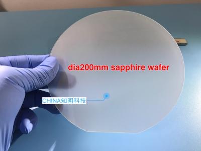 China 8 Zoll-Saphir-Wafer mit Kerbe für Halbleiter-Trägerplatte Dsp/Ssp-Oberfläche zu verkaufen