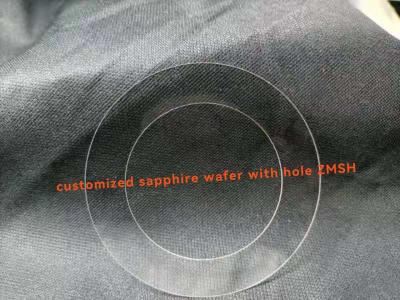 China Inner Hexagon Dia 76.2mm Polish  Sapphire Optical Windows for sale