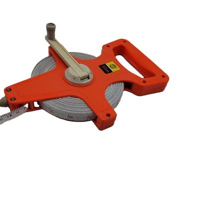 China High Quality Soft Retractable ABS Case Fiberglass Tape Measure And Retractable Fiberglass Measuring Tape With Open Reel Construction Tools for sale