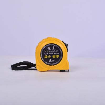 China Retractable Soft Tape Measure Easy To Read Hook Ruler Double Side Measuring Tape Magnetic Shock Absorbing Solid Rubber Case for sale