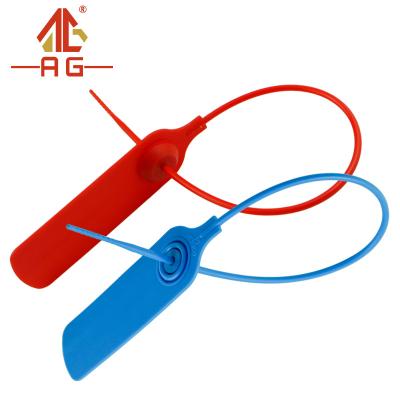 China AG-K003 Express Plastic Safety Seal Plastic Seal With Serial Number Plastic Seal for sale