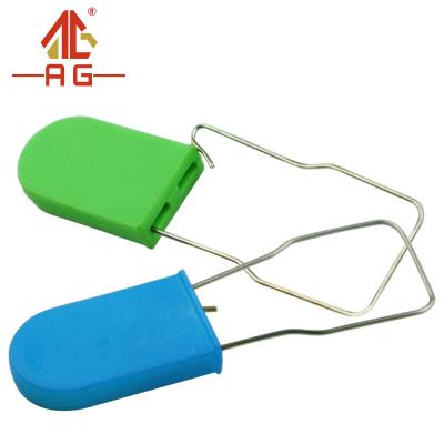 China High Quality Disposable Plastic Bags Padlock AG PP004 Silver Security Lock Gasket for sale