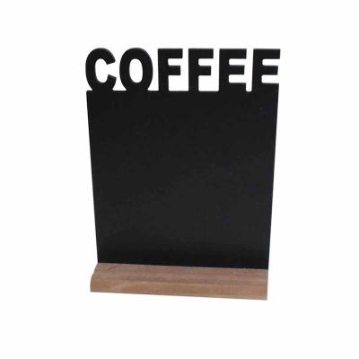 China The other ornament wooden blackboard set on office table to leave message for sale