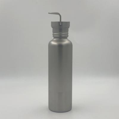 China Viable Ultralight Pure Titanium Drinking Water Bottle With Titanium Lid 430ml for sale