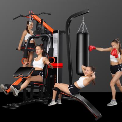 China Modern Power Rack Fitness Athletics Gym Multi Station Integrated Gym Compact Fitness Trainer 3 Batteries for sale