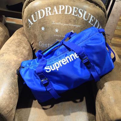 China 210 D Duffel Bag Duffle Bag Sport Gym Duffel Bag Lightweight Tote Blue Dufflebag Overnight Handbag Duffel Bag for sale