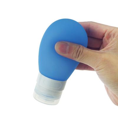 China Personal Care Leakproof Silicone Toiletriy Bottle Refillable Diffuser Bottle Travel Squeezable Tube Sets Cosmetic Bottle Airline Approved 38ml for sale