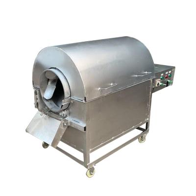 China Easy Operation Coffee Bean Roller Roaster 10-60kg/h Baking Peanuts Roasting Machine for sale