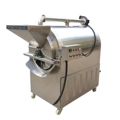 China Easy Operation Wholesale Industrial Nut Corn Coffee Bean Rotary Chestnut Roasting Machine for sale