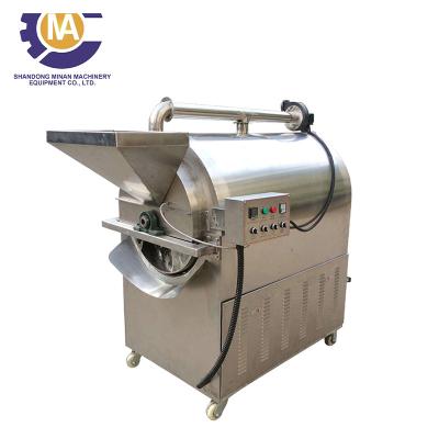 China Easy Operation Commercial Drum Peanut Roasting Machine Nut Rotisserie Nut Roaster Rotary Machines for sale