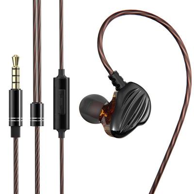 China In-Ear In-Ear Quad-Core Moving Coil Horn Dual Bass Headphones HIGH FIDELITY For Computer And Phone,Listen To The Little Recognized Sound for sale