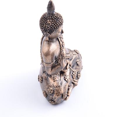 China Wholesale Custom Hot Selling China Amazon Resin Buddha Statue Small Figurine For Home Decoration for sale