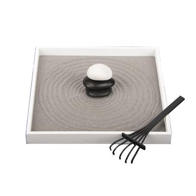 China Zen Garden Feng Shui Sand miniature Zen Garden Indoor With Stone from Japan for sale