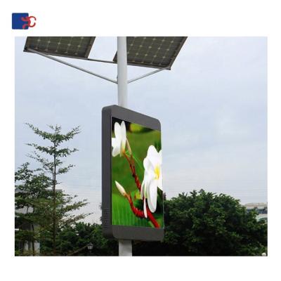 China Outdoor Street P5 Outdoor Pole Led Display For Advertising Screen for sale