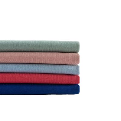 China French Terry 360gsm 86% Polyester High Quality Sustainable Cotton 14% Soft Knitted Sustainable Cotton Fabric for sale