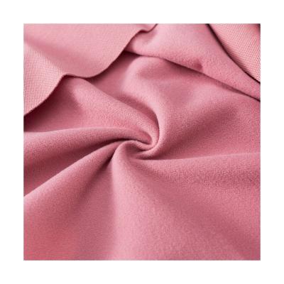 China Sustainable Wholesale Clothes Fabric 240gsm Mesh Back Brushed Knitted 65% Cotton 35% Polyester Garment Material Cotton Fabric for sale