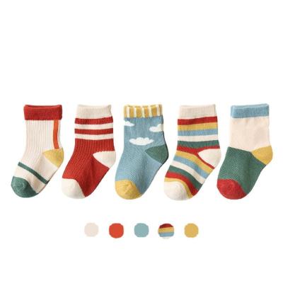 China Custom QUICK DRY socks baby spring and summer cartoon cotton thin cute baby boy socks newborn baby girls socks wholesale for sale