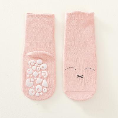 China Lovely anti slip ring wool news cotton baby anti slip toddler thick socks wholesale QUICK DRY baby kids floor socks for sale