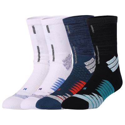 China New spring and summer sports breathable socks thickened sweat-absorbing compression socks breathable non-slip basketball socks for sale