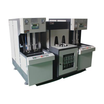 China LS-B3L Double cavity bottle blow machine semi automatic plastic bottle blow molding machine en venta