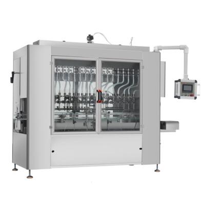 China YG2000-12C Automatic Atmospheric Liquid Bottle Lubricant Oil Filling Machine Capping Labelling Machine zu verkaufen