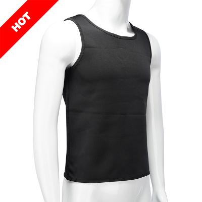 China Amazon Weight Loss Exercise Slimming Body Gym Shaper Shirt Fashion Tank Top Corset Sauna Zipper Vest New for sale