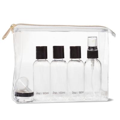 China Fashion Running Clear PVC Bag Transparent Cheap Travel Makeup Bag Cosmetic Kit for sale