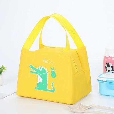 China Hot Selling Portable Food Storage Cardboard Tote Cooler Lunch Bag Picnic Lunch Cooler Bag For Food Thermal Insulated Bag for sale