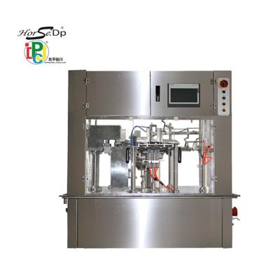 China Multi Function Tea Filling And Sealing Automatic Rotary Rack Small Up Doypack Pouch Bag Filling Solid Particle Food Packaging Machine for sale