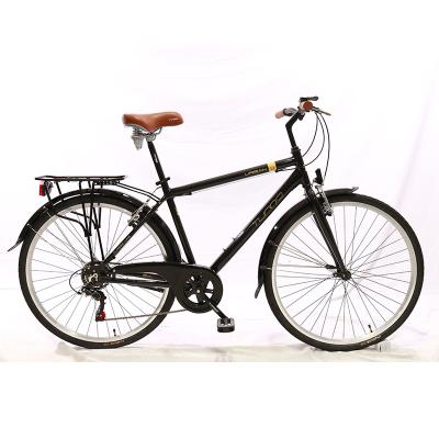 China 2022 Hot Sale Adult 700C SHIMANO 7 Speed ​​City Bikes Steel Heat Treated Aluminum Frame CTY Cycles Men's And Women's City Bicycles for sale