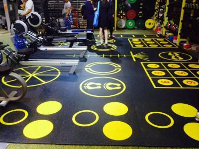 China Anti Skid Home Gym vloertegels Rubber Multifunctionele Impact Absorberend Te koop