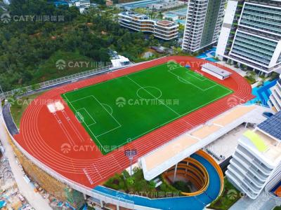 中国 Sandwich System Spray Coating Running Track For University Competition Stadium 販売のため