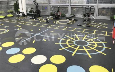 Cina Pavimenti in gomma di fitness resistenti allo scivolamento senza cattivo odore in vendita