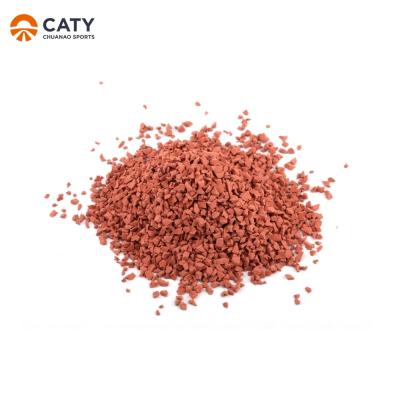 China Running Track 1mm-3mm EPDM Rubber Granules Impact Absorbing Rubber Particles for sale