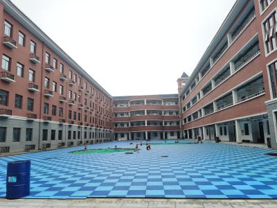 China Coloful UV Resistant Rubber Flooring Outddor For Community / Housing Estate / Park à venda