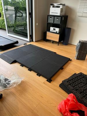 China High quality CE rubber mats producing factory Nontoxic Heavy Duty Gym Matts , Sound Absorbing Fitness Flooring Commercial GYM for sale