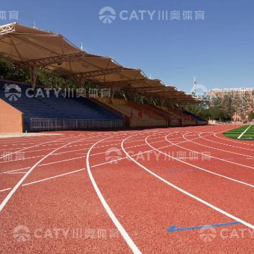 China Budgetvriendelijke halfgeprefabriceerde atletiek rubberen loopbaan rubberen loopbaan joggingbaan WA SGS gecertificeerd voor sportfaciliteiten Te koop