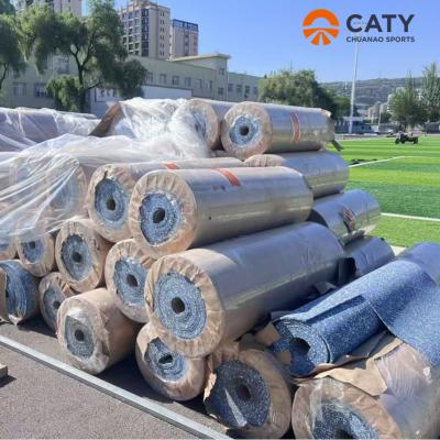 China Hot Sale Iaaf Running Track Prefabricated High-Performance Rubber Carpet Sandwich Running Track for sale