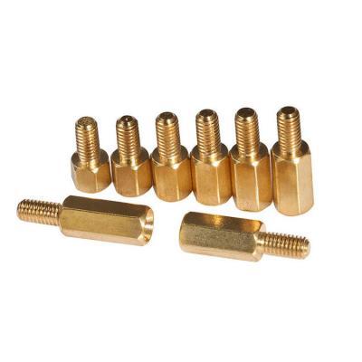 China Cavity Hexagonal Pillars China Stud Bolt Aluminum CNC Professional Customized Copper Machining for sale