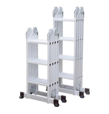 China Folding ladders en131 multi purpose stairs platform extension scaffolding universal aluminum step ladder for sale