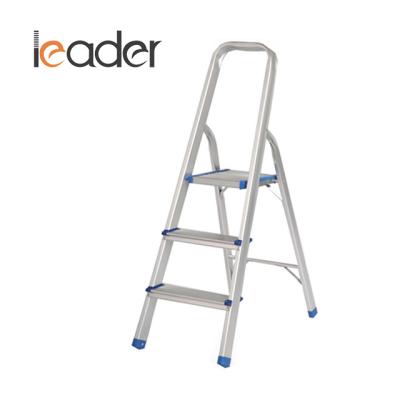 China Household Lightweight Folding Ladders 2 Step Household Aluminum Folding Ladder for sale