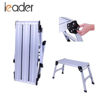 China Large Pedal Lidl Folding Car Wash Ladders Equipment Ladder Aluminum Stairs Sneak Foldable Chair Extender RV Ladder Tool AOYI for sale