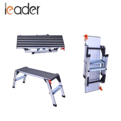 China Best Price Folding Ladders Self Service Car Wash Equipment Aluminum Mobile Work Platform Step Stairs Ladder AOYI for sale