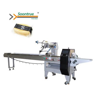 China Automatic Horizontal Food Soontrue SZ180 Bread Flow Packing Machine for sale