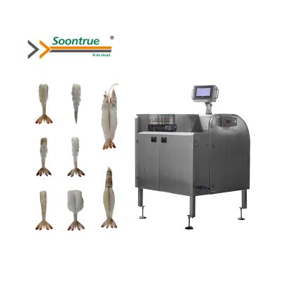 China food & Soontrue Factory HB-320 Multifunctional Beverage Tail-on Butterfly Shrimp Peeling Machine for sale