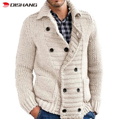 China New Business Solid Color Men's Cardigan Winter Fashion Men's Tops Breathable Casual Crossover Men's Cardigans for sale